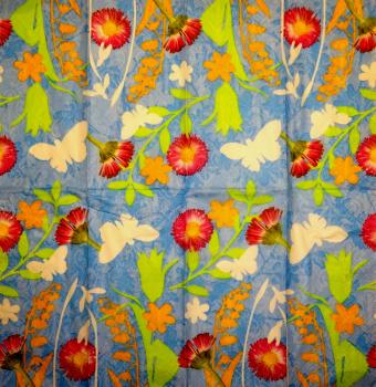 SL-196 Butterflies - 4-ply - Paper Design - Handkerchief
